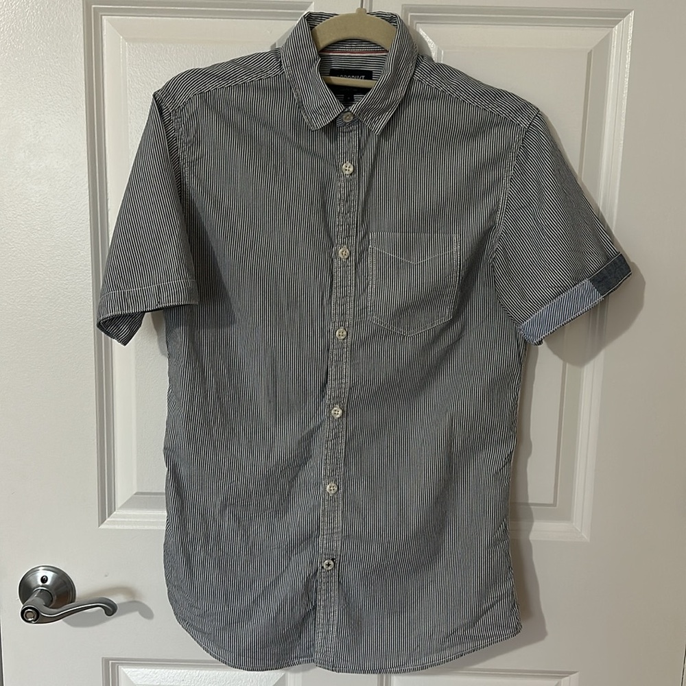 Produkt. Blue Striped Men's Shirt